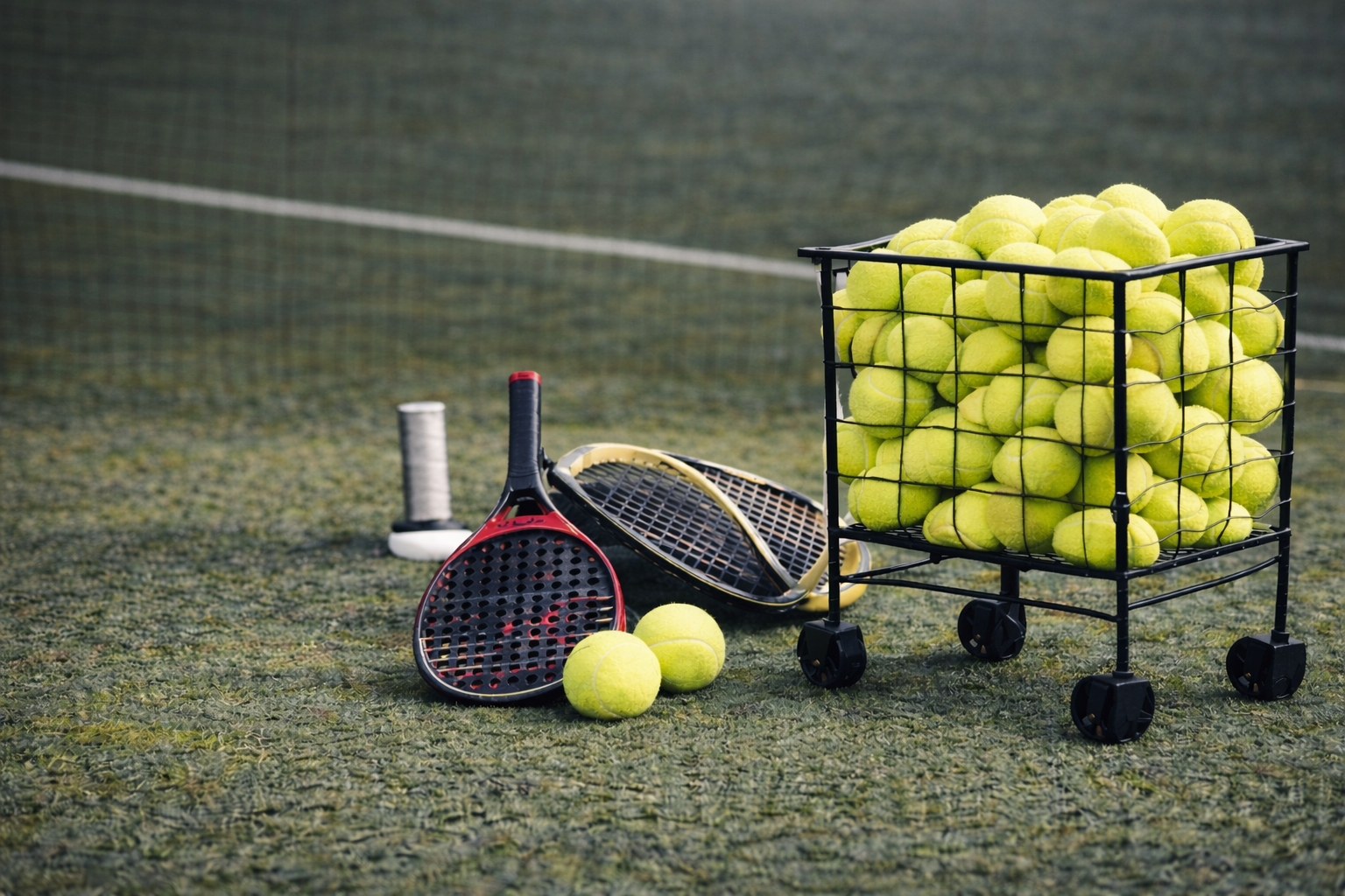 Tenis Top Toplama Sepeti